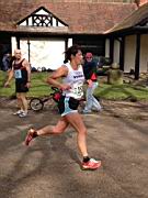 0315 Northern Relays leg 2 Sharon Kaiser finishing.jpg